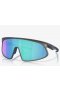 Oakley RSLV Sunglasses Matte Grey Smoke Frame Prizm Sapphire Lenses