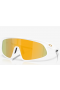 Oakley RSLV Sunglasses Matte White Frame Prizm 24k Lenses