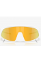 Oakley RSLV Sunglasses Matte White Frame Prizm 24k Lenses