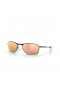 Oakley Savitar Sunglasses Satin Black Frame Prizm Rose Gold Polarized Lenses
