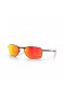 Oakley Savitar Sunglasses Satin Black Frame Prizm Ruby Lenses