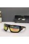 Oakley Scalpel Sunglasses Polished Black Frame Galaxy Gold Polarized Lenses