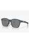 Oakley Shackle Sunglasses Blue Steel Frame Prizm Black Lenses