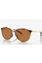 Oakley Sielo Sunglasses Polished Brown Tortoise Frame Prizm Bronze Polarized Lenses