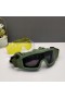 Oakley Ski Goggles Green Frame 3 Interchangeable Lenses