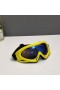 Oakley Ski Goggles Yellow Frame Anti-fog Blue Lenses