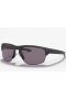 Oakley Sliver Edge Sunglasses Matte Black Frame Grey Lenses