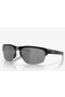Oakley Sliver Edge Sunglasses Polished Black Frame Black Iridium Polarized Lenses