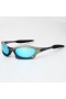 Oakley Splice Sunglasses Matte Black Gunmetal Frame Polarized Ice Lenses