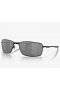 Oakley Square Wire Sunglasses Polished Black Frame Prizm Black Lenses