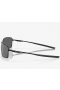 Oakley Square Wire Sunglasses Polished Black Frame Prizm Black Lenses