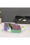 Oakley Sutro Sunglasses Polished White Neon Yellow Frame Prizm Jade Lenses