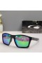 Oakley Targetline Sunglasses Matte Black Frame Prizm Polarized Galaxy Green Lenses