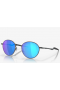 Oakley Terrigal Sunglasses Satin Light Steel Frame Prizm Sapphire Polarized Lenses