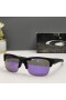 Oakley Thinlink Sunglasses Matte Black Frame Polarized Purple Lenses