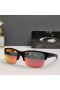 Oakley Thinlink Sunglasses Matte Black Frame Polarized Ruby Lenses