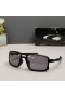 Oakley Triggerman Sunglasses Matte Black Frame Prizm Polarized Gray Lenses Green Icon