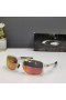 Oakley Triggerman Sunglasses Matte Clear Frame Prizm Polarized Ruby Lenses