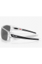 Oakley Turbine Rotor Sunglasses Polished Clear Frame Prizm Black Polarized Lenses