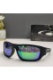 Oakley Valve Sunglasses Matte Black Frame Polarized Green Jade Lenses