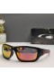 Oakley Valve Sunglasses Polished Black Frame Polarized Ruby Lenses