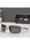 Oakley Valve Sunglasses White Frame Polarized Gray Lenses