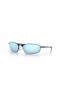 Oakley Whisker Sunglasses Satin Black Frame Prizm Deep Water Polarized Lenses