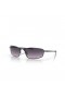 Oakley Whisker Sunglasses Satin Light Steel Frame Prizm Grey Lenses