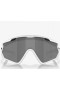 Oakley Wind Jacket 2.0 Sunglasses Matte White Frame Prizm Black Lenses