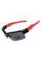 Oakleys fast jacket black / red sunglasses