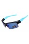 Oakley fast jacket blue black frame sunglass