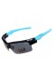 Oakleys fast jacket black / blue / grey lens sunglass