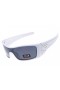 Oakley batwolf sunglasses white / gray lens