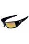Oakley Gascan sunglasses matte black / fire iridium