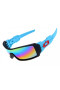Oakley Oil Rig sunglasses matte black and blue