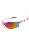 RadarLock path Oakley sunglass polished white