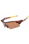 Oakley radarLock path clear brown sunglasses