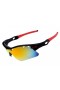 Oakley radarlock pitch sunglasses matte black / fire iridum
