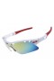 Oakley radarlock pitch sunglasses white / ice iridium