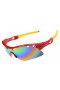 Oakley radarlock pitch sunglasses polished red