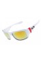 Oakley Big Taco sunglasses white / fire iridium