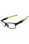 Oakley Crosslink sunglasses black yellow / transparent lens