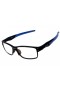 Oakley Crosslink sunglass black blue / clear lens