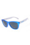 Oakley crystal blue white frogskins sunglass black lens