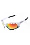Oakley Racing Jacket white / fire iridium sunglass sale