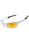 Oakley flak jacket sunglasses white / fire iridium