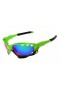 Oakley Racing Jacket sunglasses green / positive red iridium