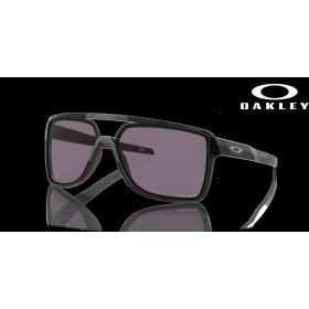 Oakley Castel Prizm Grey Lenses Black Ink Frame Sunglasses