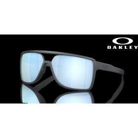 Oakley Castel Prizm Deep Water Polarized Lenses Blue Steel Frame Sunglasses