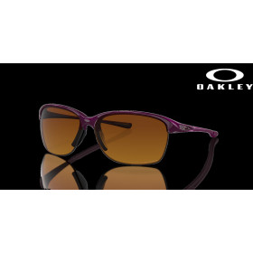 Oakley Unstoppable Brown Gradient Polarized Lenses Raspberry Spritzer Frame Sunglasses